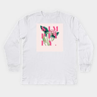 Simplify V2 Kids Long Sleeve T-Shirt